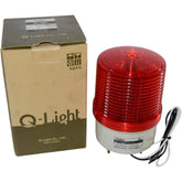 NEW Q-LIGHT S100LF Series LED Flashing Warning Light �100mm 24VDC IP44 Red