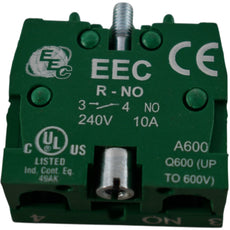 NEW EEC Controls R-NO Contact Block 1NO A600 240V 10A 22mm R-Series