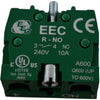 NEW EEC Controls R-NO Contact Block 1NO A600 240V 10A 22mm R-Series