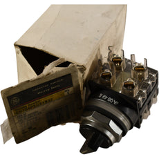 NEW GE CR104PSG21B92 30mm 2-Position Black Knob Selector Switch 2NO/2NC