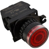 Autonics S2PR-P3RAD 22mm Extended Red Illuminated Push Button 1NO 12-30V