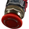 Idec AVD302NUR 30mm E-Stop Pushlock Turn Reset 40mm Mushroom 2NC