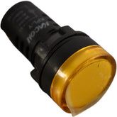 NEW Kacon KPL-Y 22mm Yellow LED Pilot Light Indicator Round Head 24/26VAC/DC