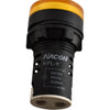 NEW Kacon KPL-Y 22mm Yellow LED Pilot Light Indicator Round Head 24/26VAC/DC