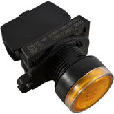 Autonics S2PR-P3YAD 22mm Extended Yellow Illuminated Push Button 1NO 12-30V