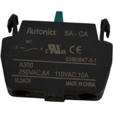 NEW Autonics SA-CA Contact Block 1NO 110VAC 10A 220VAC 5A 22mm 30mm