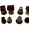 Lot of 11 Switch Heads, Pushbutton, Selector Switch & More