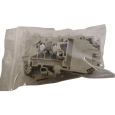 Lot of 8 Wieland WK4/U Feed-Through Terminal Block 30A 600V 22-10 AWG DIN Rail