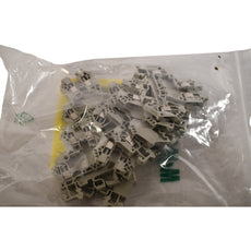 Lot of 8 NEW Wieland WKN 2.5E/U Multi-Tier Terminal Block 24A 500V 2.5mm� Gray