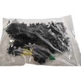 Lot of 35 Connectwell CTS2.5UN Black Terminal Block 32A 800V 22-12 AWG DIN Rail