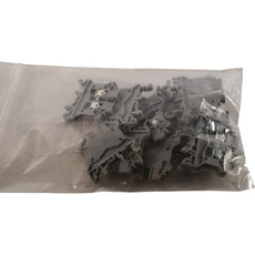 Lot of 12 NEW Connectwell CTS2.5UN Terminal Block 32A 800V 22-12 AWG Gray DIN