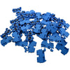 Lot of 48 NEW Euro Q 2.5/3.5 Blue Terminal Block 20A 600V Morsettitalia DIN