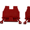 Lot of 3 NEW Woertz 3450 Red Terminal Block 750V 4mm� 18-12 AWG DIN Rail