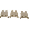 Lot of 3 NEW Woertz 3450 White Terminal Block 750V 4mm� 18-12 AWG DIN Rail