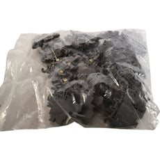 Lot of 47 Entrelec M4/6D Double-Deck Terminal Block 30A 600V 12 AWG DIN Gray