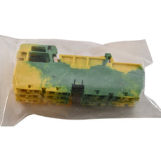Pack of 5 NEW Morsettitalia Euro QME4 2.5/35 Ground Terminal Block 20A 600V DIN