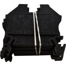 Pack of 4 NEW Morsettitalia Euro 2.5 Terminal Block 20A 600V DIN Rail Mount Black