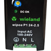 Wieland wipos P1 24-2.5 81.000.6120.0 Switching Power Supply 24VDC 2.5A