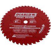 NEW DIABLO D0842CF 8'' 42T Cermet II Saw Blade 5/8'' Arbor TCG Metal Stainless Steel
