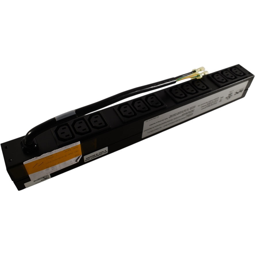 NEW APC AP9566 Rack PDU Basic 1U 16A 208V (12)C13 Outlets NEMA L6-20P ...