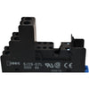 Idec SJ2S-07L 8-Pin 8A 250V AC/DC DIN Rail Mount Relay Socket