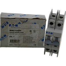 NEW Eaton WMZT2C25 Miniature Circuit Breaker 25A 2P C-Curve 10kA 480/277V UL 489