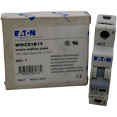 NEW Eaton WMZS1B15 Miniature Circuit Breaker 15A 1P B-Curve 10kA 277VAC DIN Rail