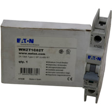 NEW Eaton WMZT1C02T Miniature Circuit Breaker 2A 1P C-Curve 10kA 480/277V UL 489