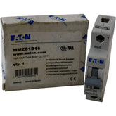NEW Eaton WMZS1B16 Miniature Circuit Breaker 16A 1P B-Curve 10kA 277VAC DIN Rail