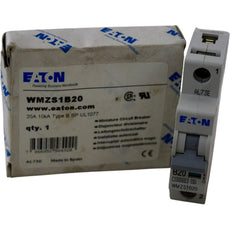 NEW Eaton WMZS1B20 Miniature Circuit Breaker 20A 1P B-Curve 10kA 277VAC DIN Rail