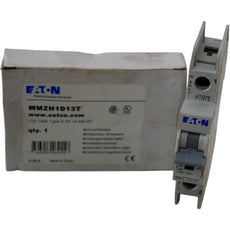NEW Eaton WMZH1D13T Miniature Circuit Breaker 13A 1P D-Curve 14kA 277VAC UL 489