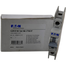 NEW Eaton WMZH1C16 Miniature Circuit Breaker 16A 1P C-Curve 14kA 277VAC DIN Rail