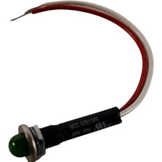 NEW VCC 6091M5 24V Green Panel Mount LED Indicator 0.38in Oil-Tight