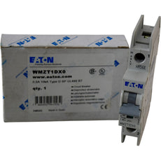 NEW Eaton WMZT1DX0 0.5A 1P Type D Circuit Breaker UL 489 277V 10kA