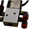 Aro P211SC-120-A-M 1/8'' 120V AC 4-Way 2-Pos Solenoid Valve Cable Cut Short