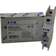 NEW Eaton WMZT1D16 16A 1P Type D Circuit Breaker UL 489 480/277V 10kA