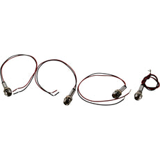 NEW Lot 4 Sloan LED Panel Mount Indicator Yellow 24VDC 6mm Leads 621-243