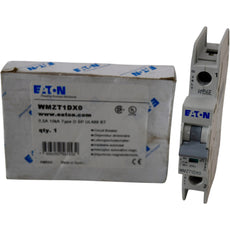 NEW Eaton WMZT1DX0 Miniature Circuit Breaker 0.5A 1P Type D 10kA 277V AC UL