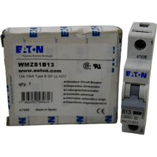 NEW Eaton WMZS1B13 Miniature Circuit Breaker 13A 1P Type B UL 1077 10kA 277V AC