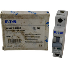 NEW Eaton WMZS1B08 Miniature Circuit Breaker 8A 1P Type B UL 1077 10kA 277V AC