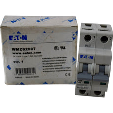 NEW Eaton WMZS2C07 Circuit Breaker 7A 2P Type C UL 1077 10kA 277/480V DIN