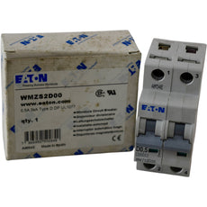 NEW Eaton WMZS2D00 Miniature Circuit Breaker 0.5A 2P Type D UL 1077 10kA 480V