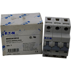 NEW Eaton WMZS3D32 Circuit Breaker 32A 3P Type D UL 1077 10kA 277/480V DIN