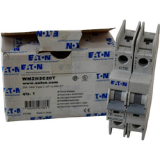 NEW Eaton WMZH2C20T Miniature Circuit Breaker 20A 2P Type C UL 489 277V 14kA