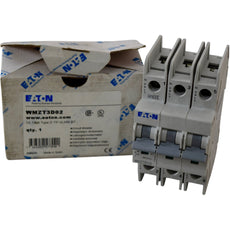 NEW Eaton WMZT3D02 Miniature Circuit Breaker 2A 3P Type D UL 489 10kA 480Y/277V