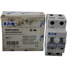 NEW Eaton WMZS2B30 Miniature Circuit Breaker 30A 2P Type B UL 1077 10kA 480V