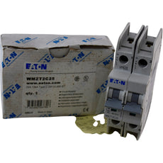 NEW Eaton WMZT2C25 Miniature Circuit Breaker 25A 2P Type C UL 489 10kA 480/277V