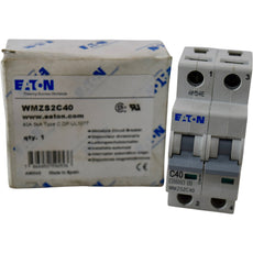 NEW Eaton WMZS2C40 Miniature Circuit Breaker 40A 2P C-Curve 277/480V 10kA