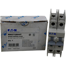 NEW Eaton WMZT2D04T Miniature Circuit Breaker 4A 2P D-Curve 277/480V 10kA
