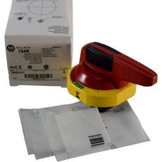NEW Allen Bradley 194RPY Disconnect Switch Handle Red Yellow Up To 60A